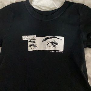 I’ll meet you in New York cropped tee